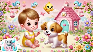 🐕🐶WOOF WOOF DOGS Sound And Nursery Rhymes  Kids Songs LoluKidsEnglish [upl. by Ellora]