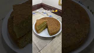 TORTA DE PLATANO Shorts youtubeshorts dessertrecipes ytshots yt platanos cake torta pastel [upl. by Ecnahoy926]