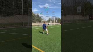 Diferentes ÁNGULOS 🧤📐Reto de PORTERO🧤⚽️ shorts viralvideo football soccer goalkeeper [upl. by Otrebmuh840]