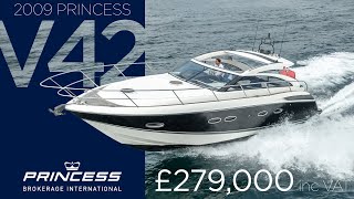 A truly unique 2009 Princess V42 with loads of striking upgrades FOR SALE NOW in Torquay [upl. by Winthorpe]