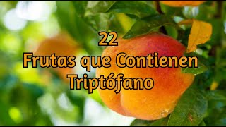 22 Frutas que Contienen Triptófano [upl. by Nnazil]