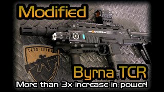 Modified Byrna TCR 3x more powerful than stock version [upl. by Lered]