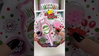 BLOW POP Gum Slime Mixing and Opening Super Sticky asmr blindbag slime [upl. by Harli]