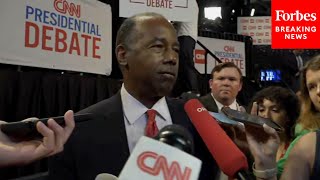 I Really Felt Sorry For Him Ben Carson Blasts Bidens Debate Performance [upl. by Sorips]