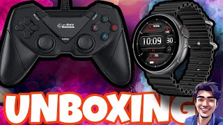 UNBOXIN GAMING CONTROLLER AND SMART WATCH 🤩 [upl. by Pilloff]