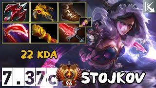 Templar Assassin Carry  22 KDA  stojkov  737c  Immortal Dota [upl. by Ahsoek46]