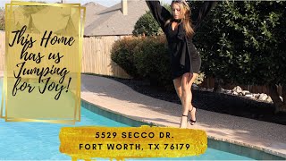 5529 Secco Drive Fort Worth TX Pool  real estate brokerage firms  Ritchey Realty [upl. by Edas]