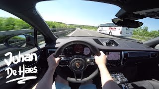 Porsche Macan GTS 360hp POV Test drive AUTOBAHN [upl. by Madelaine276]