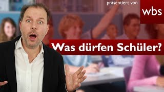 20 Dinge die Schüler nicht dürfen aber trotzdem machen  Rechtsanwalt Christian Solmecke [upl. by Anivad]