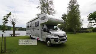 Autocaravanas Dethleffs Globetrotter XXL 2018  Caravaning K2 [upl. by Idonna]