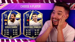 DRAFT CU TOTY LEGENDARI PENTRU REAL MADRID  CRISTIANO RONALDO SI RAMOS  FIFA 21 ROMANIA [upl. by Vere]