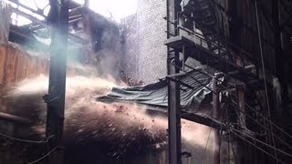 RG Steel Mill Chimney  Controlled Demolition Inc [upl. by Suzette]