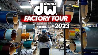 This is how Drums Are Made  Full DW Factory Tour 2023 [upl. by Metsky]