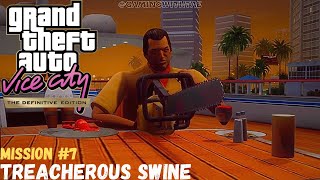 GTA Vice City Definitive Edition  Mission 7  Treacherous Swine [upl. by Vassaux]