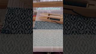 Weaving Overshot on a 4 shaft loom weaving [upl. by Ashraf218]