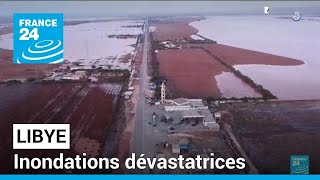 Libye  des inondations dévastatrices dans lest provoquent des centaines de morts • FRANCE 24 [upl. by Eittol]