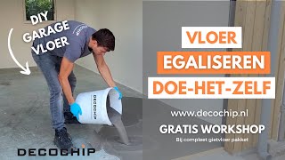 Vloer Egaliseren Met Egaline  Doe Het Zelf [upl. by Htrowslle669]