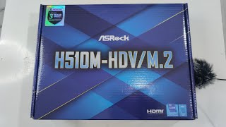 Asrock H510MHDVM2  Unboxing Only [upl. by Kling]