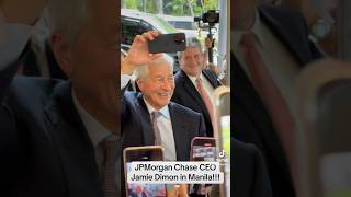 JPMorgan Chase CEO Jamie Dimon in Manila jpmorganchase ceo jamiedimon jamiedimoninmanila [upl. by Joy11]