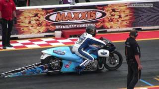 Drag Racing 2011  Pro Stock Bike  Qualifying 2  NitrOlympX Hockenheim [upl. by Silbahc]