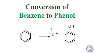 Conversion of BENZENE to PHENOL [upl. by Vacla]