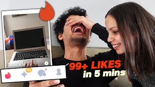 Indian Tinder Is Funny Weird Tinder Challenge [upl. by Stortz]