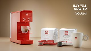 Come programmare i volumi della tua macchina da caffè illy Iperespresso Y33 [upl. by Einama]