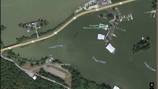 Craigs Creek Boat amp Kayak ramp review  Ohio River Markland pool in Warsaw Kentucky [upl. by Ahsenav446]