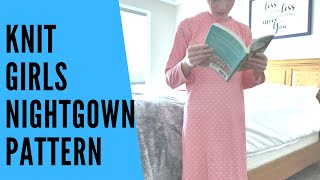 Free Girls Nightgown Pattern  Tutorial [upl. by Mountford373]