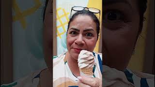 Tomando sorvete🍦🤠 sorvete casquette proteico saboroso shooping [upl. by Danit]