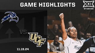 North Florida vs UCF Game Highlights  202425 Big 12 Womens Basketball [upl. by Phaih]