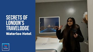 Travelodge Waterloo Hotel London Room Tour and Insider Look and Secrets [upl. by Bernarr]