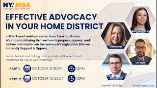 Effective Advocacy in Your Home District Part 2 [upl. by Ginni889]