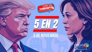 5 en 2 Harris y Trump llegan empatados [upl. by Marney]