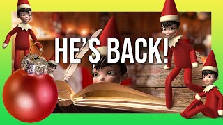 Animation Elf on the Shelf Song Christmas Music Video  HES BACK [upl. by Ytsihc]