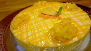 AMAZING MANGO BAVARIAN CREAM RECIPE  MANGO BAVAROIS  Delicious Mango Dessert  Ivons Kitchen [upl. by Dante]