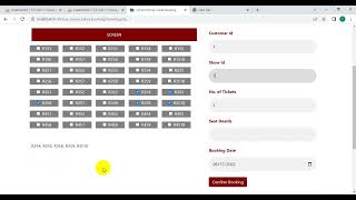 PHP Online Movie Ticket Booking 14 [upl. by Aicnerolf147]