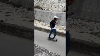 Ripping through Brighton Undercliff on my Exway Wave with killer drone shots from the DJI Mini4 Pro [upl. by Auof655]