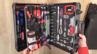 Unboxing KWB 129 piece tool case  Bob The Tool Man [upl. by Nert]