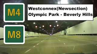 【Sydney Drive】 M route 84West WestconnexNew section Olympic Park  Beverly Hills [upl. by Penman869]