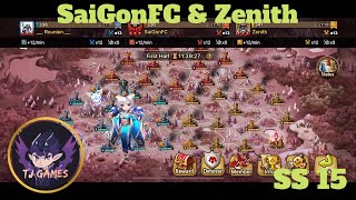 VS SaiGonFC amp Zenith G3 Siege SS15 [upl. by Iclek]