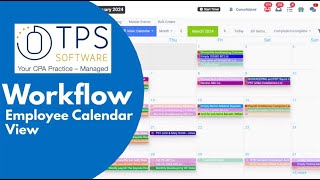 New Workflow Employee Calendar Overview  TPS Cloud Axis [upl. by Christian422]