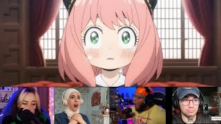 youtubers gets mad because the dude make anya crying is  Spy x Family Reaction compilation [upl. by Musa]