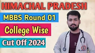 HIMACHAL MBBS CUTOFF 2024 himachalmbbs neet2024 [upl. by Aviva69]