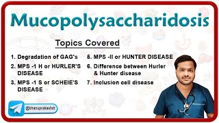 Mucopolysaccharidoses Inherited Metabolic Disorders  MBBS Biochemistry and USMLE Step 1 [upl. by True]