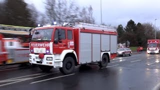 Feuer mit ManV in Altenheim RW  GW L FF Sulzbach [upl. by Nerol]