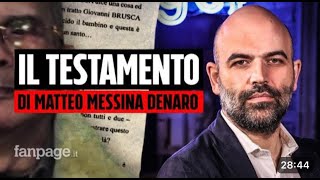 Il testamento di Matteo Messina Denaro [upl. by Llenrahc]