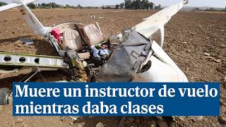 Muere un instructor de vuelo al estrellarse la avioneta mientras impartía clases en Córdoba [upl. by Ellehcyar]