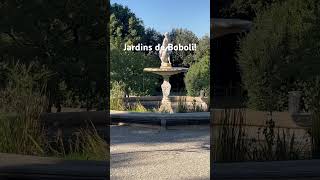 Um jardim encravado no meio de Florença Itália Jardins de Boboli JardinsdeBoboli [upl. by Will]