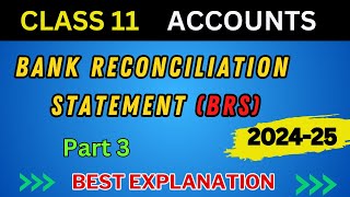 Bank Reconciliation Statement BRS Part 3 Questions Overdraft Balance as Per Cash Book [upl. by Cohleen]